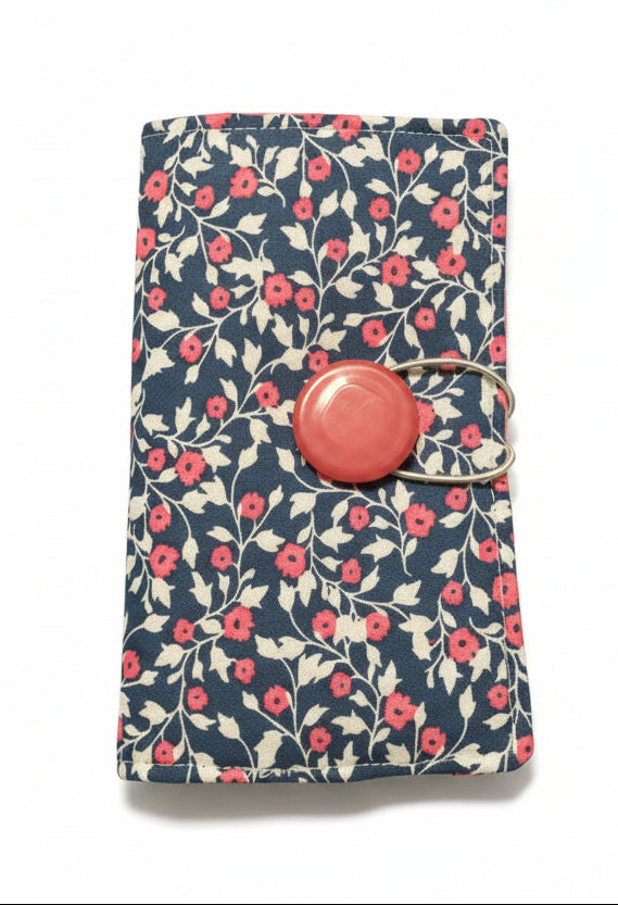 Tea Bag Wallet - Blue/Pink